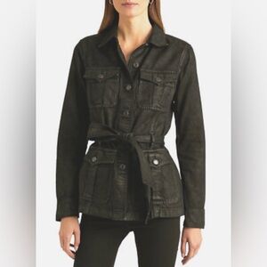 NWOT LAUREN RALPH LAUREN COATED DENIM JACKET SIZE 8